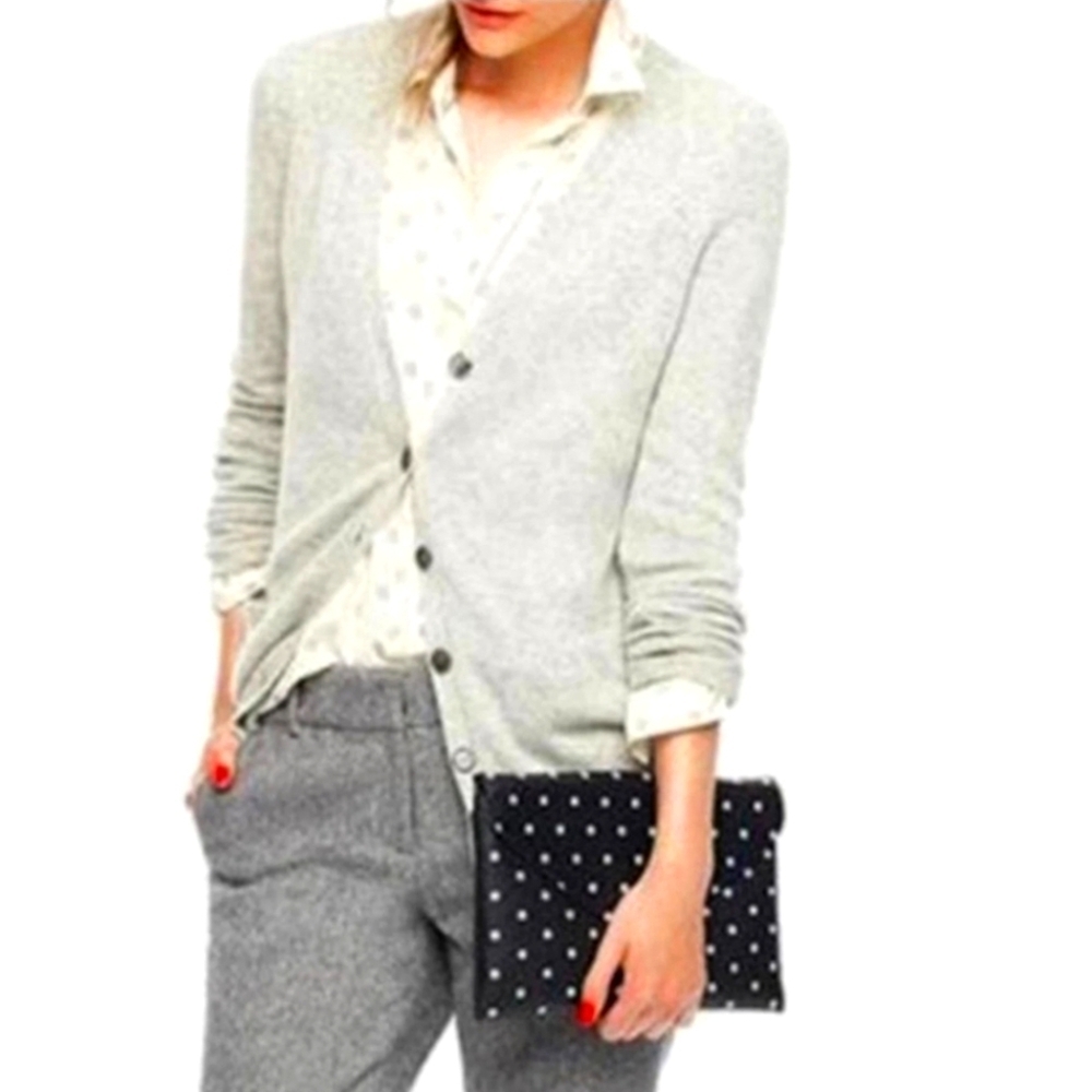 J.Crew INVITATION CLUTCH BAG POLKA DOT BLACK CHAIN SHOULDER BAG